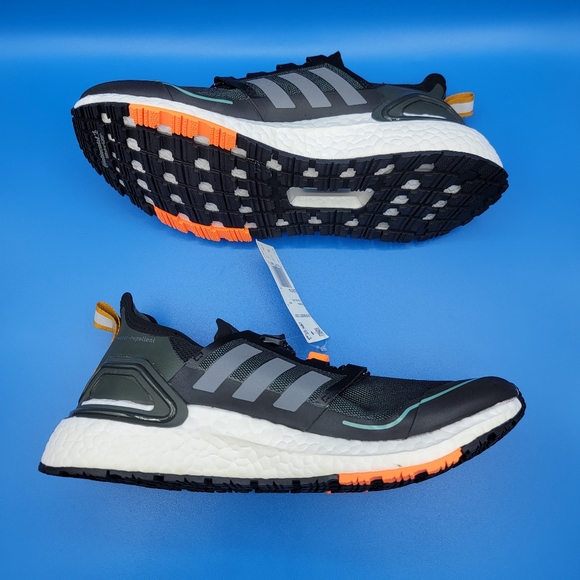 Adidas UltraBoost Cold.RDY Men's Running Shoes Size US 8 Black Orange EG9798 New - Picture 11 of 13